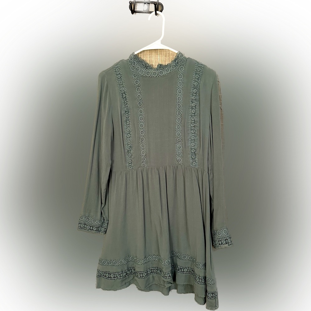 Hailey&Co Blue-Green Mini Dress